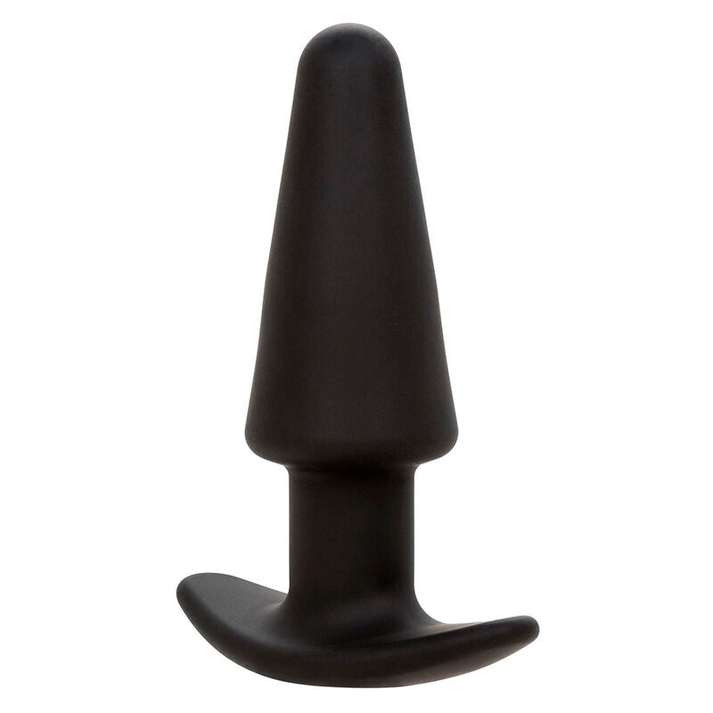 CALEXOTICS - ROCK BOTTOM TAPERED ANAL PLUG 10 VIBRACIONES SILICONE BLACK - Amore24