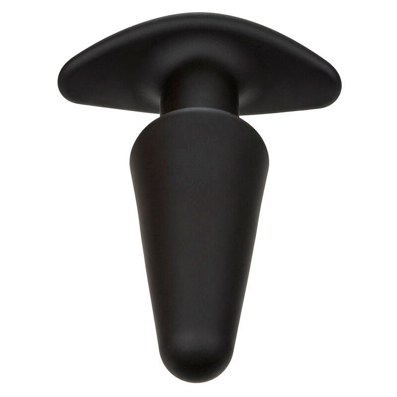 CALEXOTICS - ROCK BOTTOM TAPERED ANAL PLUG 10 VIBRACIONES SILICONE BLACK - Amore24
