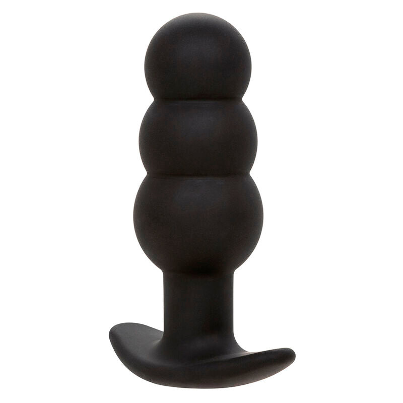 CALEXOTICS - ROCK BOTTOM BEADED ANAL PLUG 10 VIBRATIONS SILICONE BLACK - Amore24