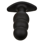 CALEXOTICS - ROCK BOTTOM BEADED ANAL PLUG 10 VIBRATIONS SILICONE BLACK - Amore24