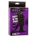 CALEXOTICS - ROCK BOTTOM BEADED ANAL PLUG 10 VIBRATIONS SILICONE BLACK - Amore24