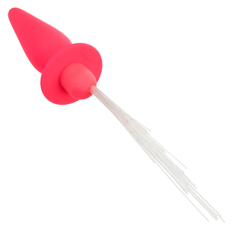 CALEXOTICS - SOUTHERN LIGHTS LIGHT UP ANAL PLUG 10 VIBRATIONS SILICONE PINK - Amore24