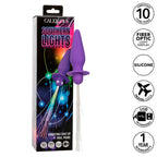 CALEXOTICS - SOUTHERN LIGHTS LIGHT UP ANAL PLUG 10 VIBRATIONS SILICONE PURPLE - Amore24