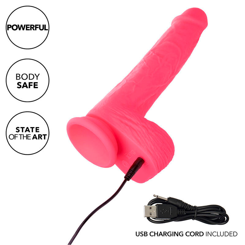 CALEXOTICS - STUDS REALISTIC VIBRATOR 10 VIBRATIONS PINK - Amore24