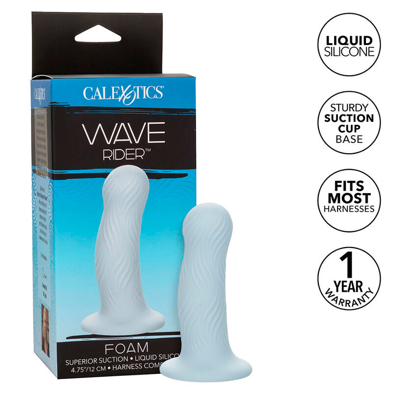 CALEXOTICS - WAVE RIDER FOAM ANAL PLUG BLUE - Amore24