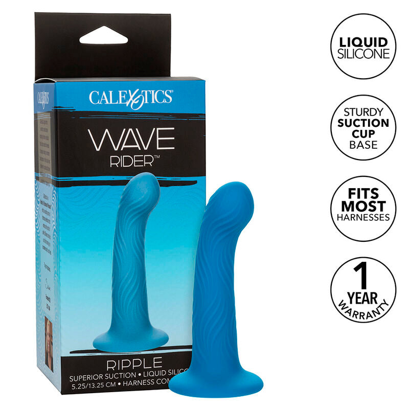 CALEXOTICS - WAVE RIDER RIPPLE ANAL PLUG BLUE - Amore24