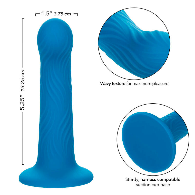CALEXOTICS - WAVE RIDER RIPPLE ANAL PLUG BLUE - Amore24