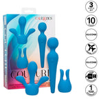 CALEXOTICS - COUTURE KIT VIBRATOR WAND 10 VIBRATIONS BLUE - Amore24