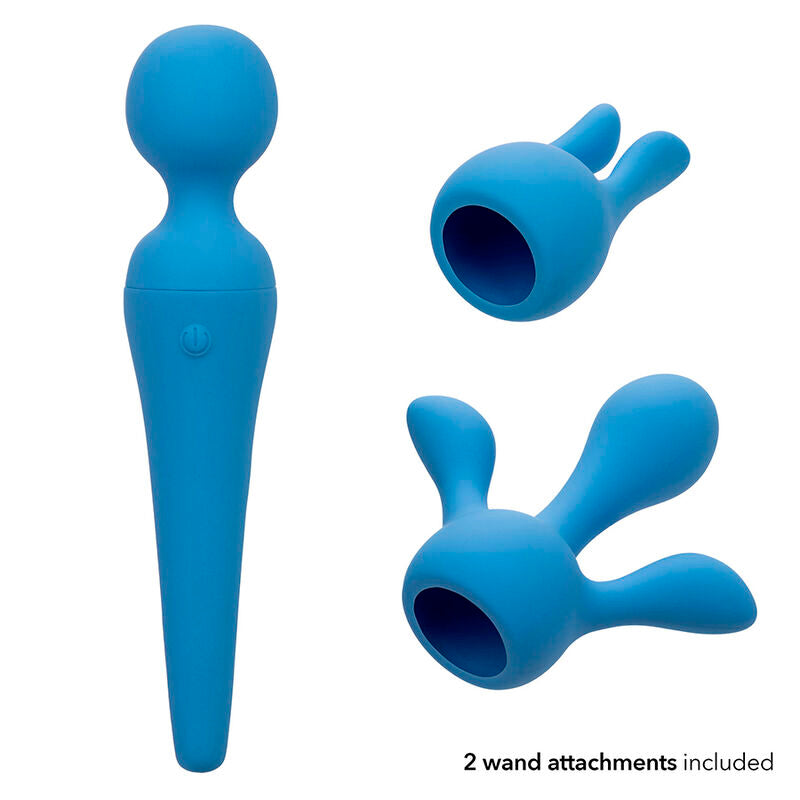 CALEXOTICS - COUTURE KIT VIBRATOR WAND 10 VIBRATIONS BLUE - Amore24