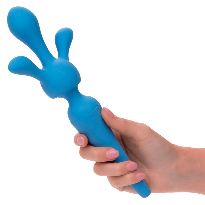 CALEXOTICS - COUTURE KIT VIBRATOR WAND 10 VIBRATIONS BLUE - Amore24