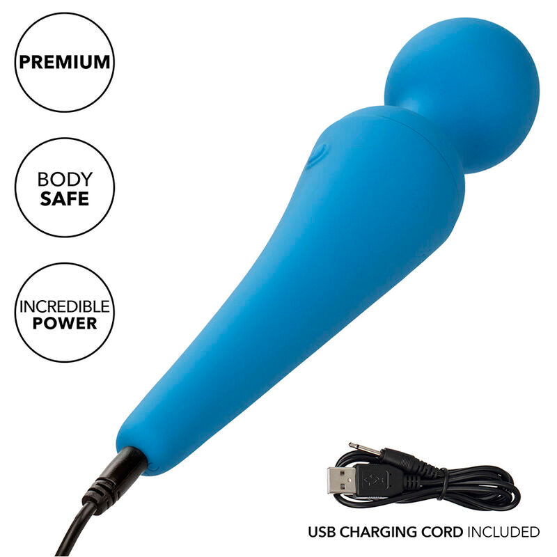 CALEXOTICS - COUTURE KIT VIBRATOR WAND 10 VIBRATIONS BLUE - Amore24