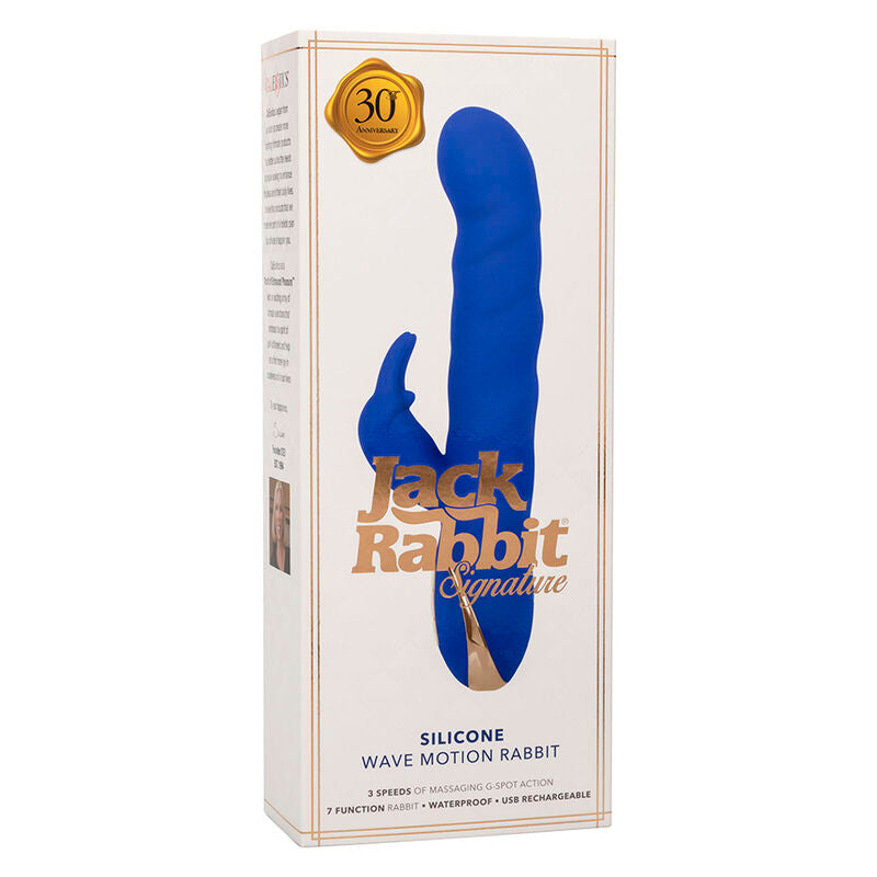 CALEXOTICS - JACK RABBIT VIBRATOR WAVE MOTION BLUE - Amore24