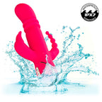 CALEXOTICS - JACK FANTASY TRIPLE HEATED VIBRATOR RABBIT PINK - Amore24