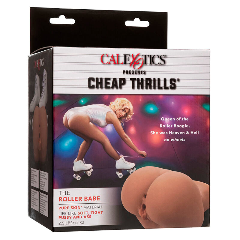 CALEXOTICS - THE ROLLER BABE DOUBLE REALISTIC MASTURBATOR FLESH - Amore24