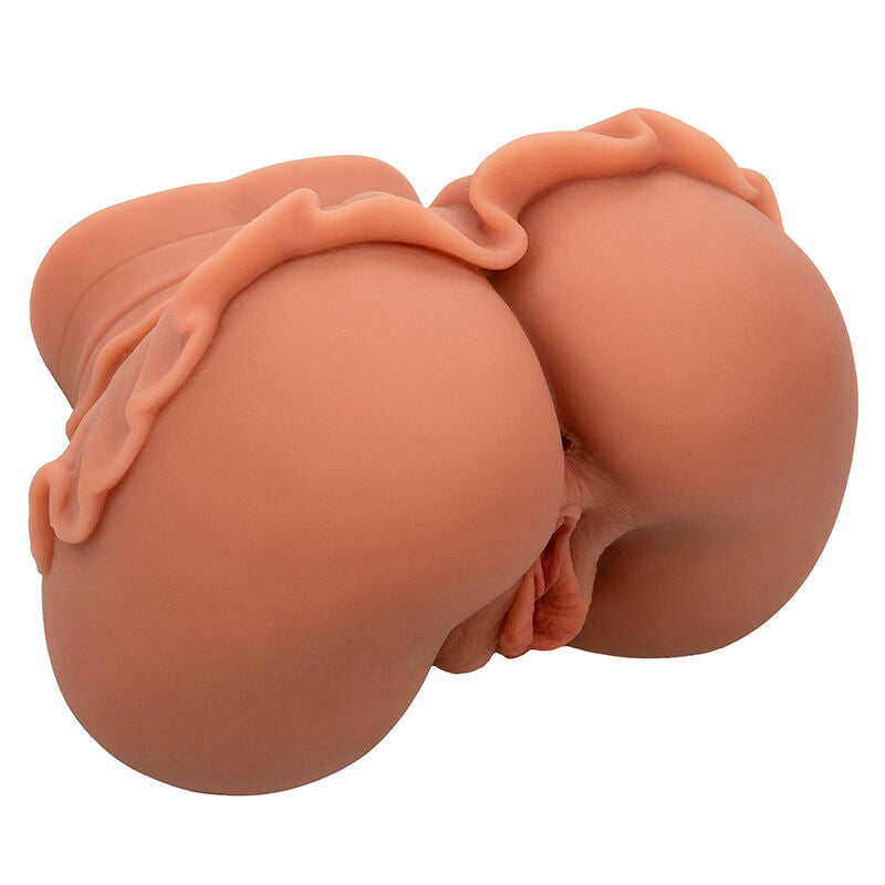CALEXOTICS - THE HOMECOMING QUEEN DOUBLE REALISTIC MASTURBATOR CARAMEL - Amore24