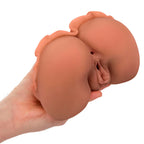 CALEXOTICS - THE HOMECOMING QUEEN DOUBLE REALISTIC MASTURBATOR CARAMEL - Amore24