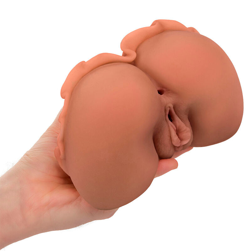 CALEXOTICS - THE HOMECOMING QUEEN DOUBLE REALISTIC MASTURBATOR CARAMEL - Amore24