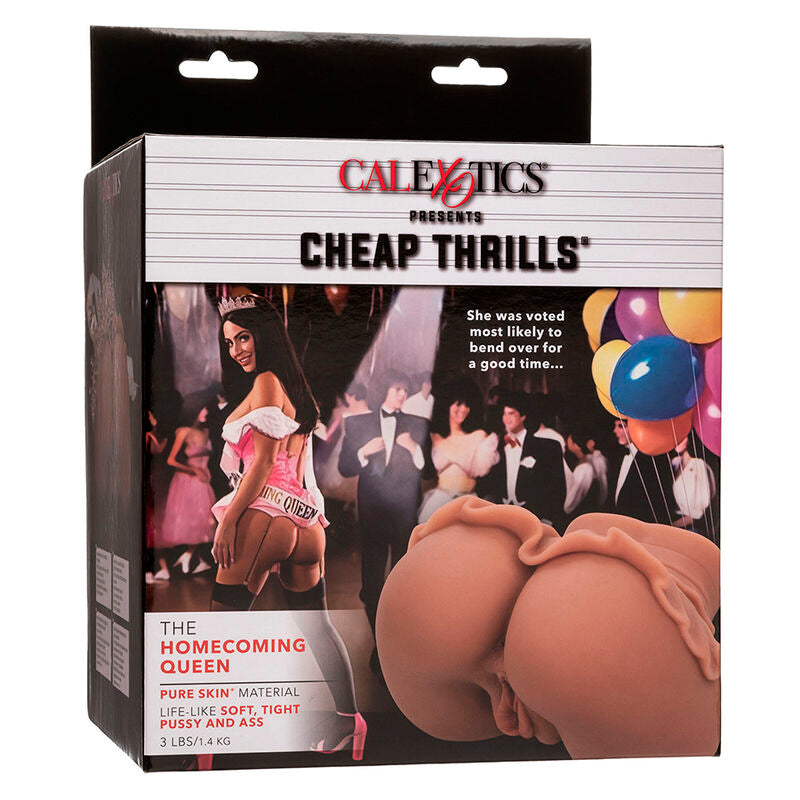 CALEXOTICS - THE HOMECOMING QUEEN DOUBLE REALISTIC MASTURBATOR CARAMEL - Amore24