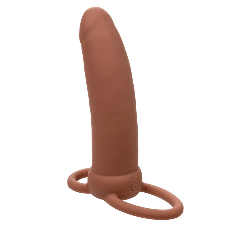 CALEXOTICS - MAXX THICK DUAL PENETRATOR 10 VIBRATIONS BROWN - Amore24