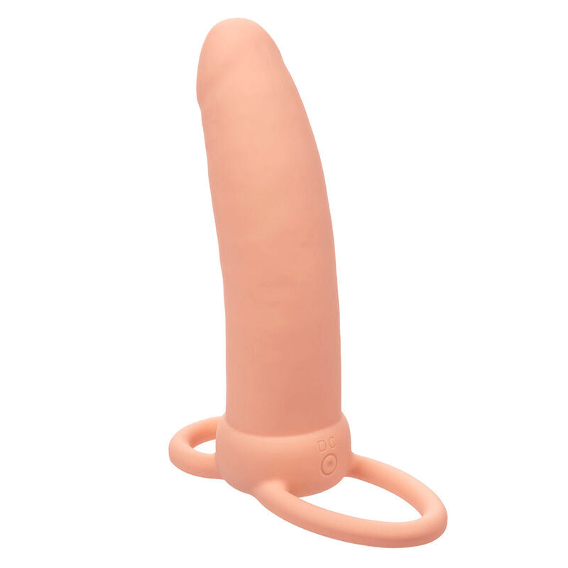 CALEXOTICS - MAXX THICK DUAL PENETRATOR 10 VIBRATIONS FLESH - Amore24