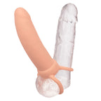 CALEXOTICS - MAXX THICK DUAL PENETRATOR 10 VIBRATIONS FLESH - Amore24