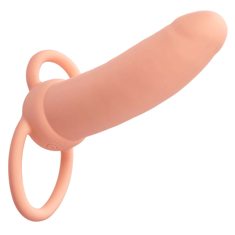 CALEXOTICS - MAXX THICK DUAL PENETRATOR 10 VIBRATIONS FLESH - Amore24