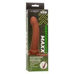 CALEXOTICS - MAXX RIBBED DUAL PENETRATOR 10 VIBRATIONS BROWN - Amore24
