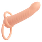 CALEXOTICS - MAXX RIBBED DUAL PENETRATOR 10 VIBRATIONS FLESH - Amore24
