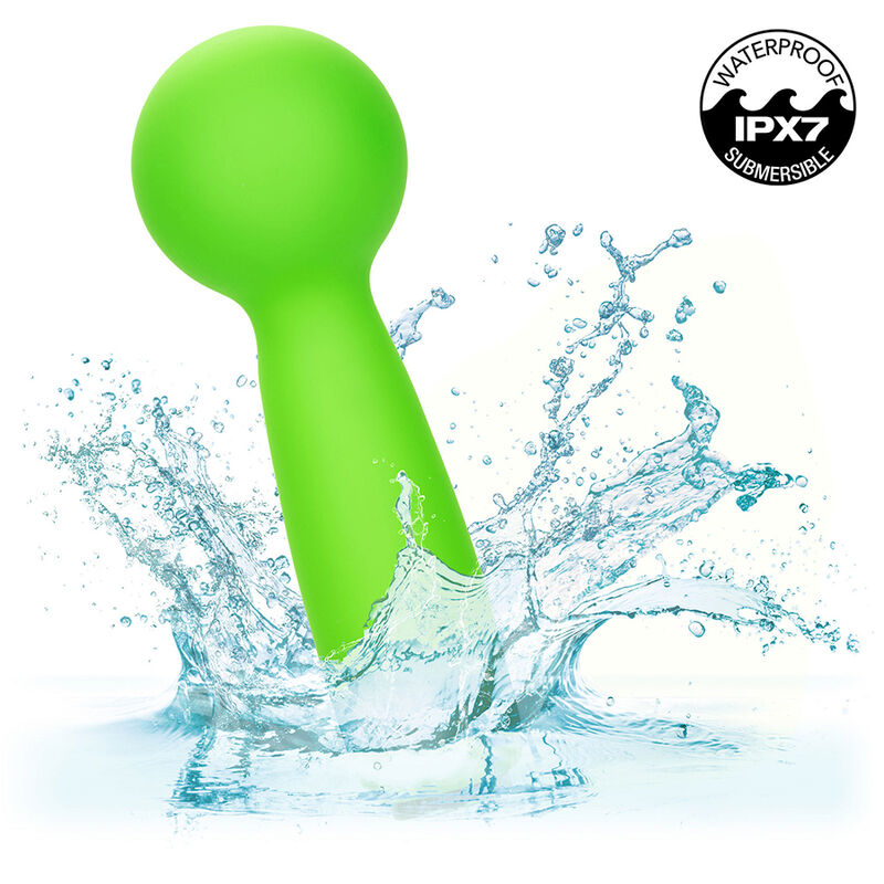 CALEXOTICS - NEON VIBES THE BUBBLY VIBE MINI MASSAGER 10 VIBRATIONS GREEN - Amore24