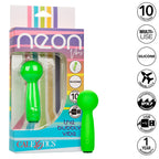 CALEXOTICS - NEON VIBES THE BUBBLY VIBE MINI MASSAGER 10 VIBRATIONS GREEN - Amore24
