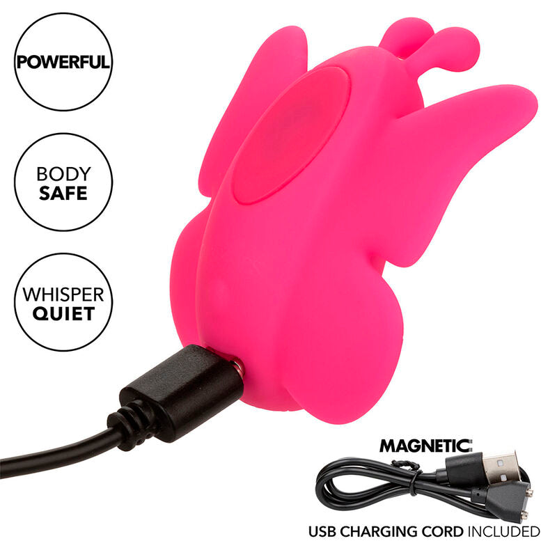 CALEXOTICS - NEON VIBES THE FLUTTER VIBE STIMULATOR 10 VIBRATIONS PINK - Amore24