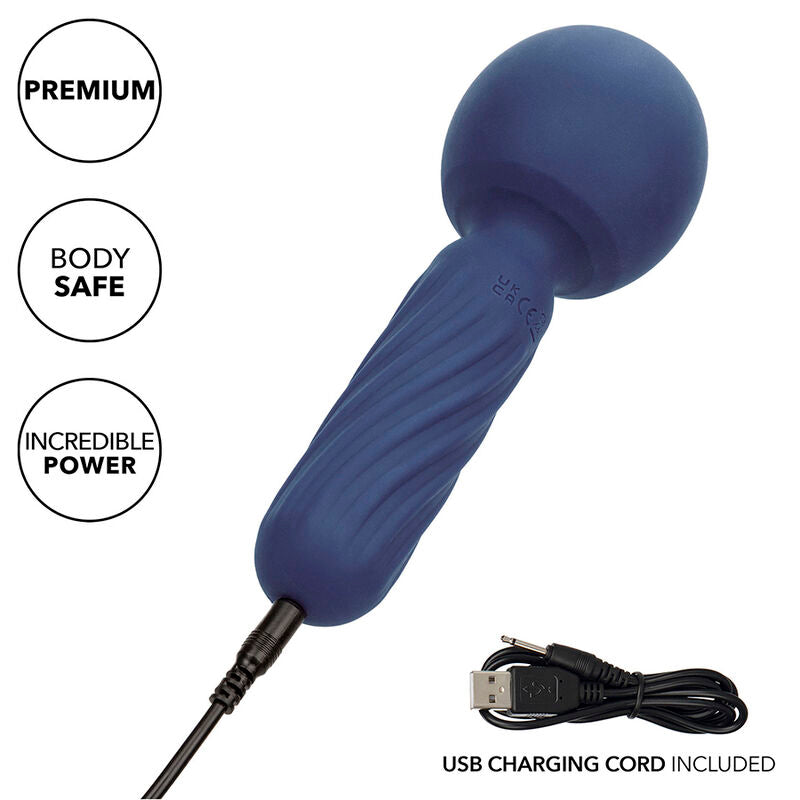 CALEXOTICS - CHARISMA SEDUCTION MASSAGER 12 FUNCTIONS 17.75 CM X 6.25 CM PURPLE - Amore24