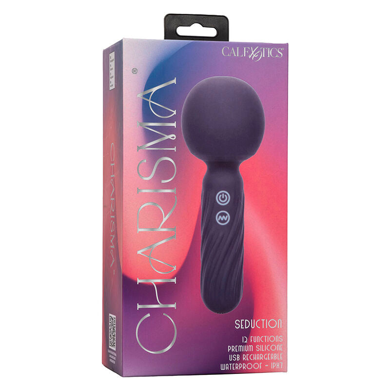 CALEXOTICS - CHARISMA SEDUCTION MASSAGER 12 FUNCTIONS 17.75 CM X 6.25 CM PURPLE - Amore24