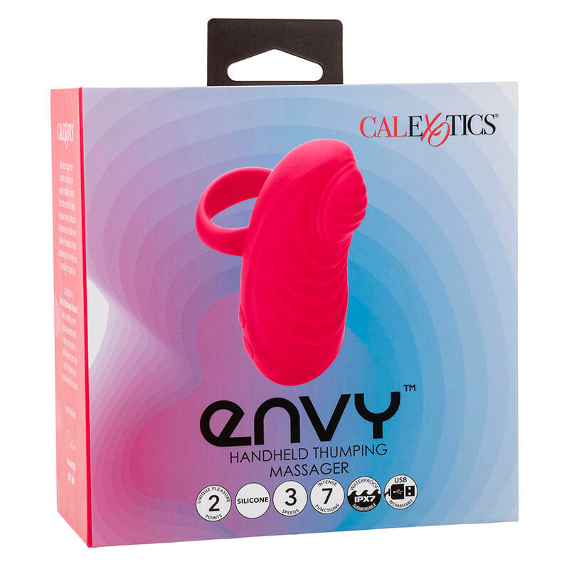 CALEXOTICS - ENVY HANDHELD ROLLING BALL MASSAGER 7 VIBRATIONS PINK - Amore24