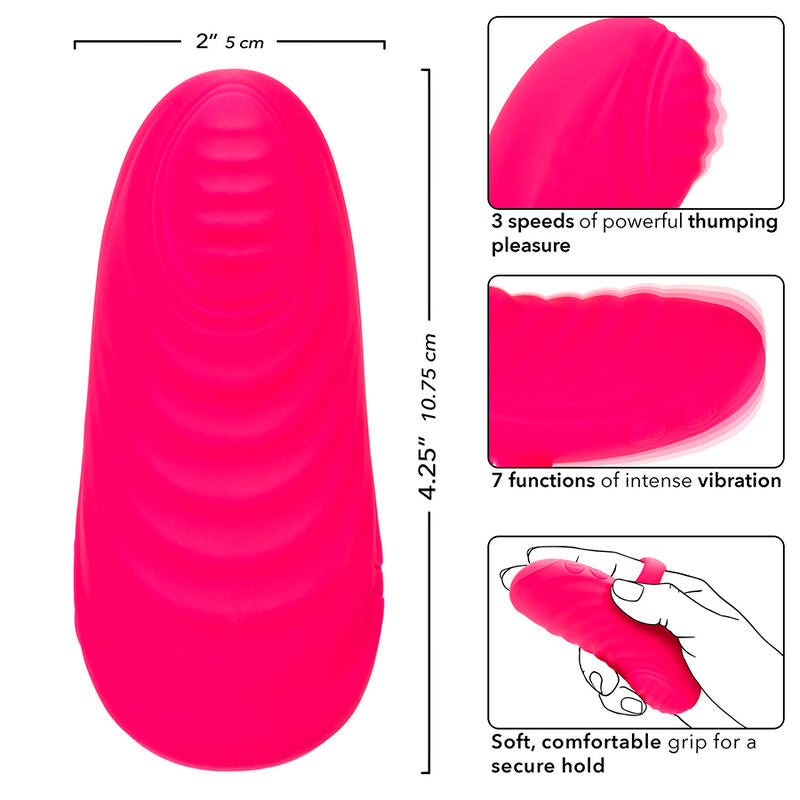 CALEXOTICS - ENVY HANDHELD ROLLING BALL MASSAGER 7 VIBRATIONS PINK - Amore24