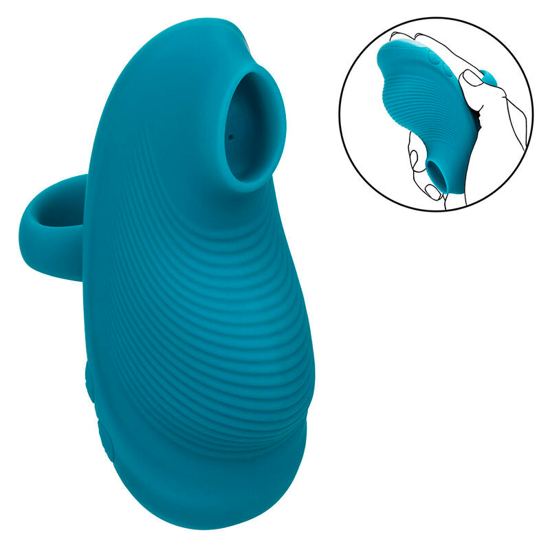 CALEXOTICS - ENVY HANDHELD ROLLING BALL MASSAGER 7 VIBRATIONS BLUE - Amore24
