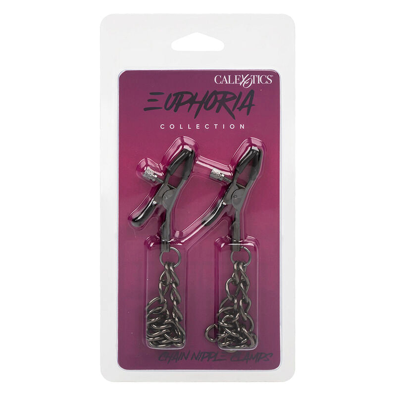 CALEXOTICS - EUPHORIA CHAIN NIPPLE CLAMPS 14.5 CM - Amore24