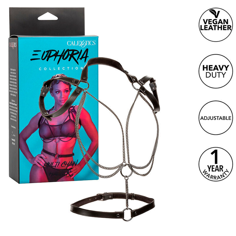 CALEXOTICS - EUPHORIA MULTICHAIN HALTER HARNESS PREMIUM - Amore24