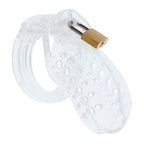 HIDDEN DESIRE - EXTREME CHASTITY COCK CAGE ACRYLIC ADJUSTABLE CLEAR - Amore24