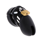 HIDDEN DESIRE - EXTREME CHASTITY COCK CAGE SILICONE SIZE S BLACK - Amore24