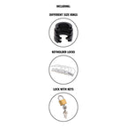 HIDDEN DESIRE - EXTREME CHASTITY COCK CAGE SILICONE SIZE S BLACK - Amore24