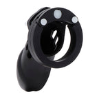 HIDDEN DESIRE - EXTREME CHASTITY COCK CAGE SILICONE SIZE L BLACK - Amore24