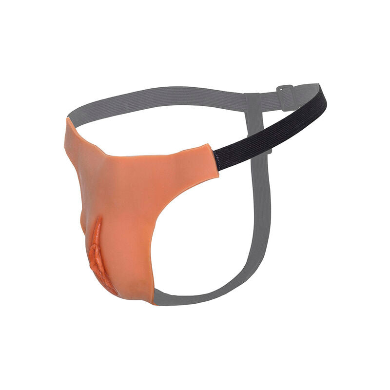 HIDDEN DESIRE - ALTER EGO ADJUSTABLE OPEN VAGINA STRING FLESH - Amore24