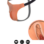 HIDDEN DESIRE - ALTER EGO ADJUSTABLE OPEN VAGINA STRING FLESH - Amore24