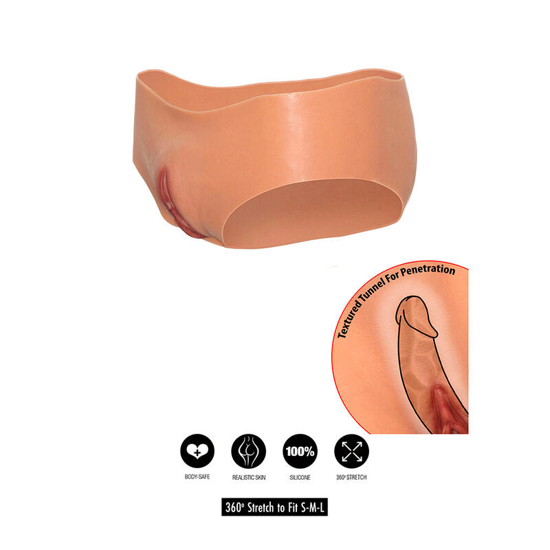 HIDDEN DESIRE - ALTER EGO OPEN VAGINA BRIEF LOW WAIST FLESH - Amore24
