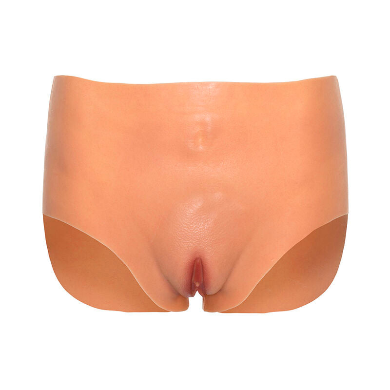HIDDEN DESIRE - ALTER EGO OPEN VAGINA BRIEF HIGH WAIST FLESH - Amore24