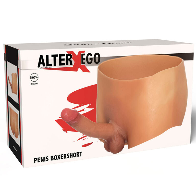 HIDDEN DESIRE - ALTER EGO BOXERSHOT WITH PENIS 18 CM SIZE L - Amore24