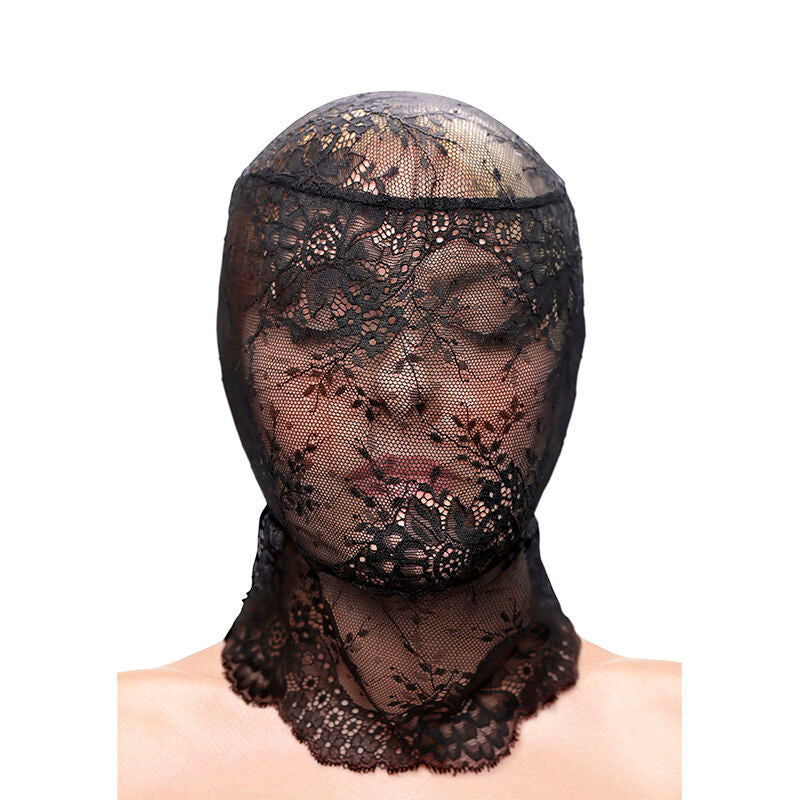 NS NOVELTIES - FETISH & FASHION LACE HOOD BLACK - Amore24