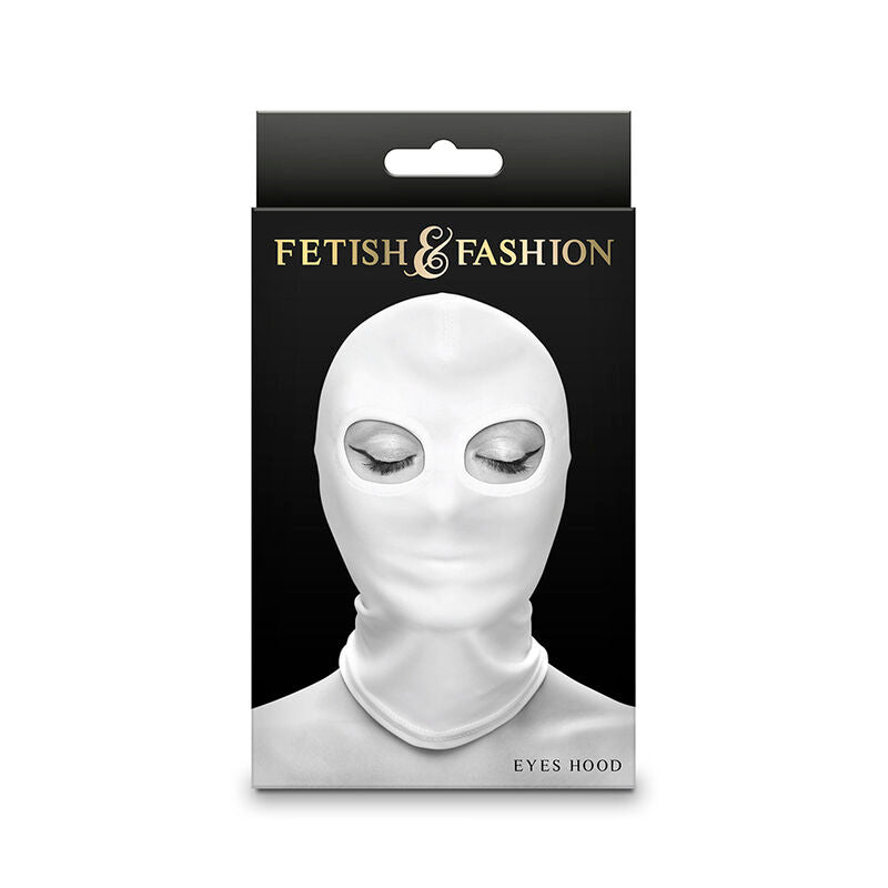 NS NOVELTIES - FETISH & FASHION EYES HOOD NYLON WHITE - Amore24