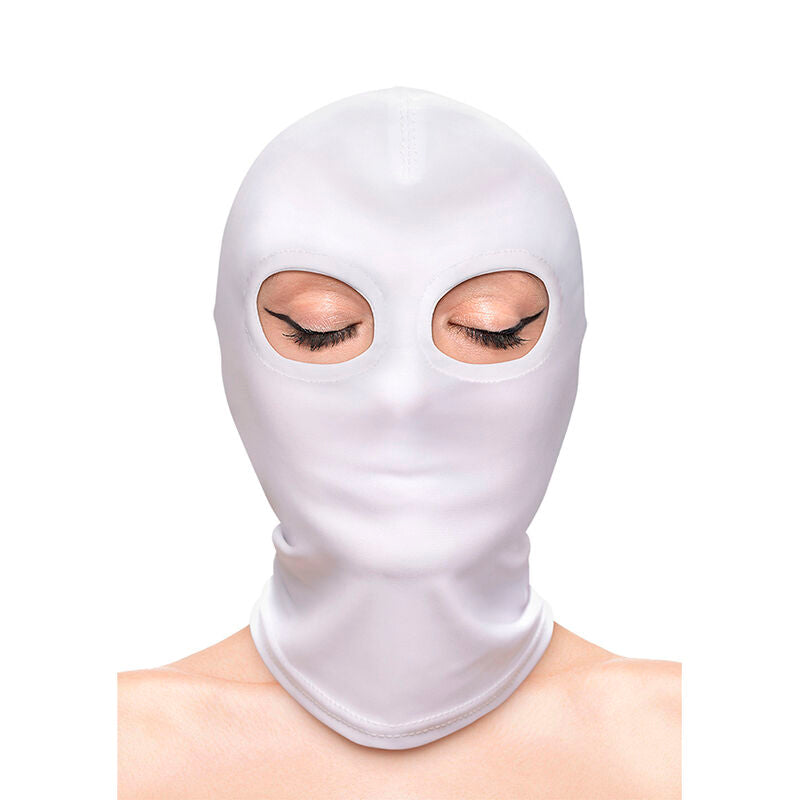 NS NOVELTIES - FETISH & FASHION EYES HOOD NYLON WHITE - Amore24